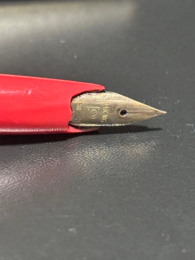 B5687【ヴィンテージ】プラチナ万年筆　ペン先14KWG