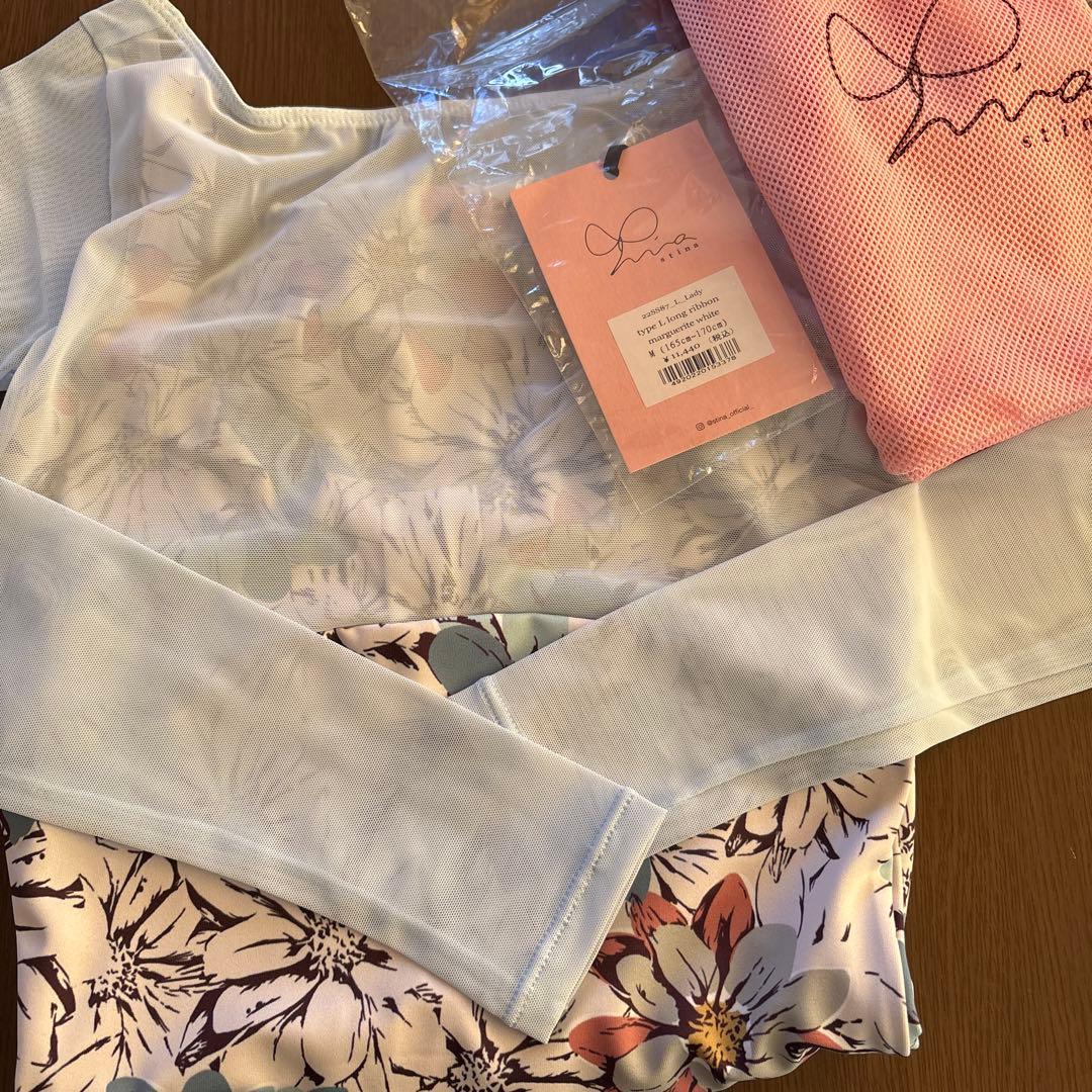 stina バレエレオタード　新品　Mサイズ　long ribbon
