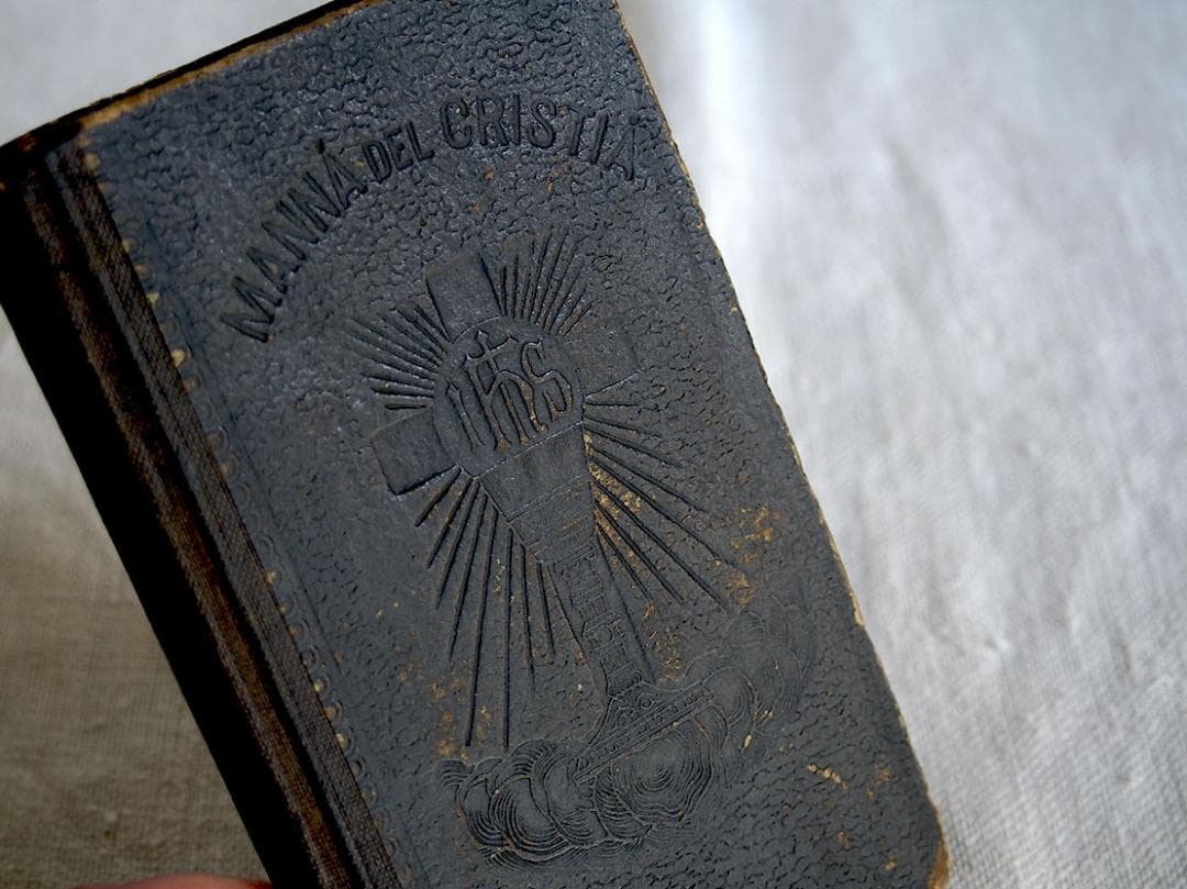 カトリック 古い本ミサ典礼書 MISAL 1913年 キリスト /K268