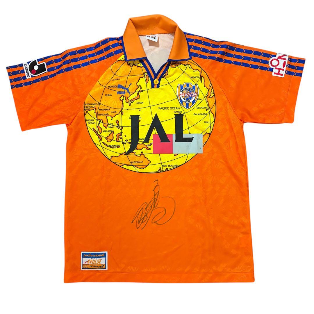 【希少】清水エスパルス　2000/2001 ユニホーム　サイン入り Ｌ