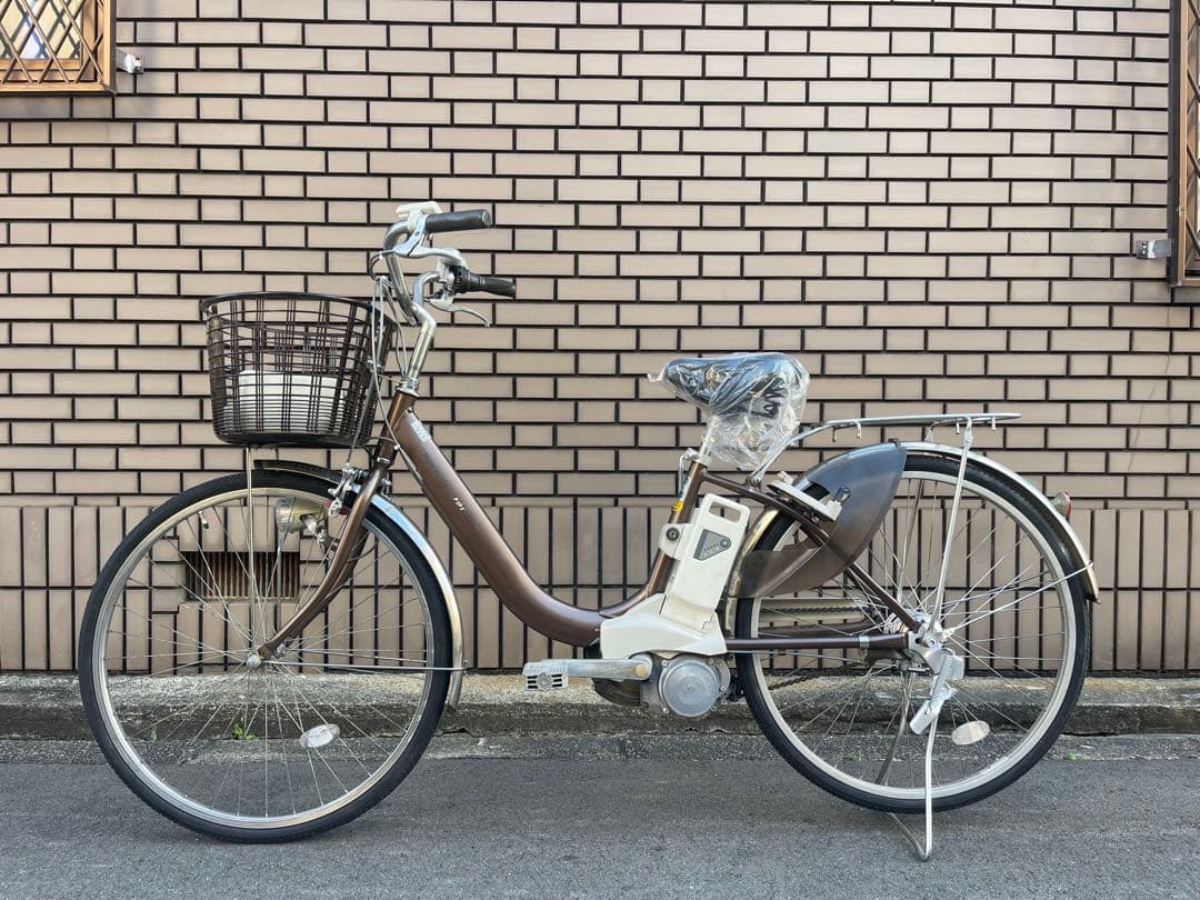 26インチパナソニック電動アシスト自転車6.6ah長押し3点灯