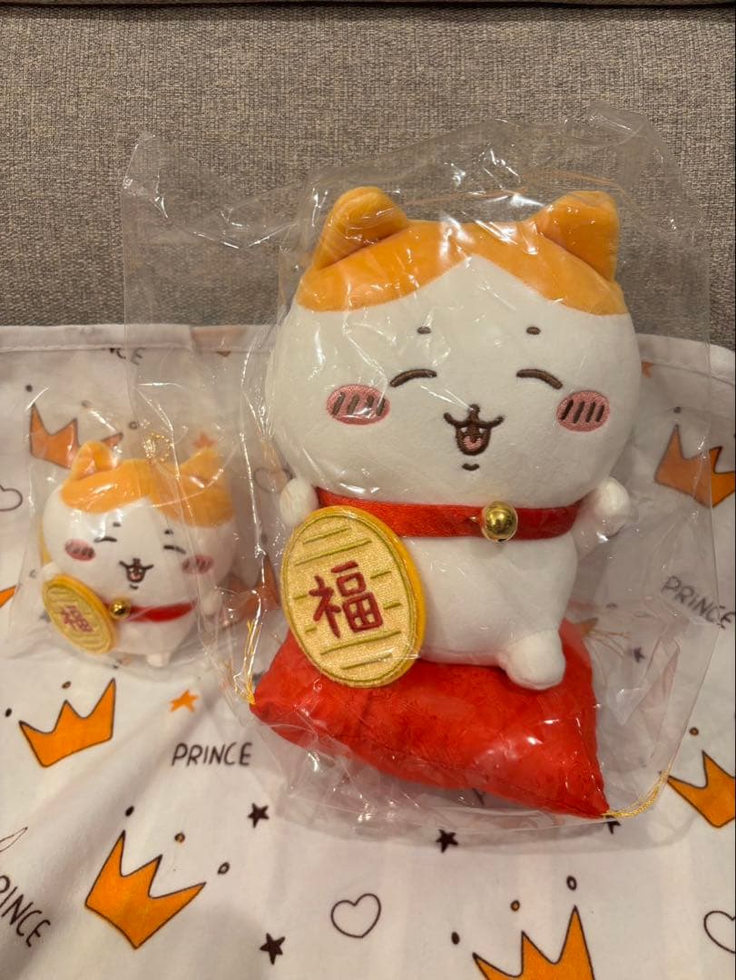 ちいかわ 招福！ハチワレぬいぐるみS 招福！ハチワレマスコット 2点セット