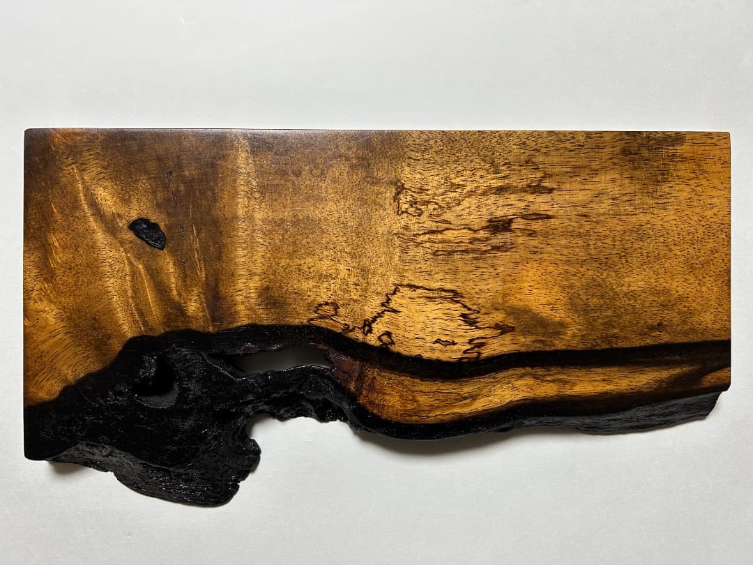 木製花台 (黒柿?)