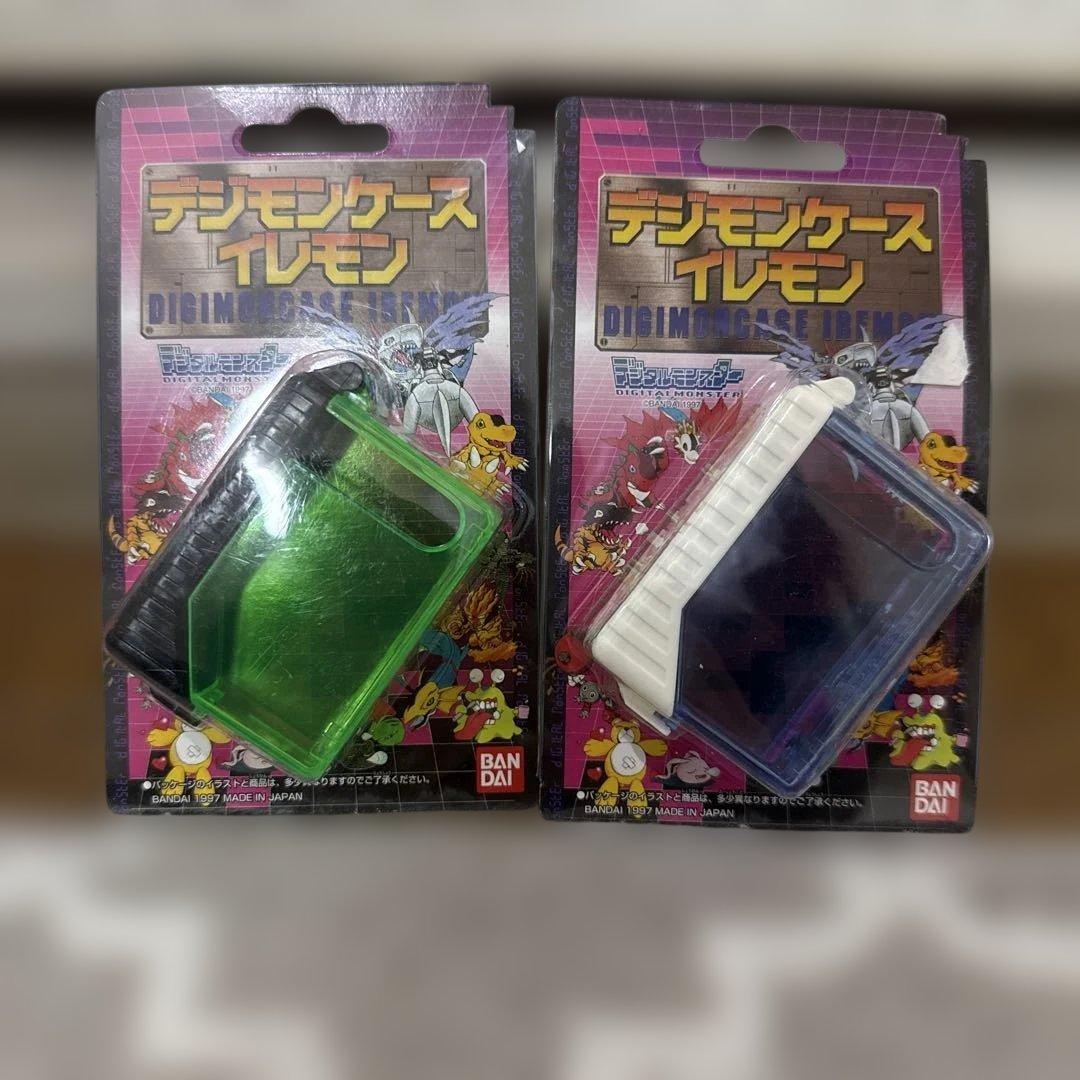 デジモンケース イレモン 2個セット グリーン ホワイト