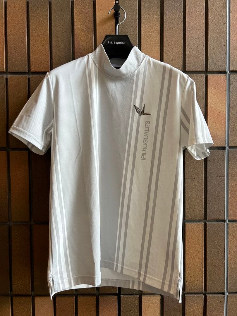 ウノピゥ 1PIU1UGUALE3 ゴルフ モックネック 白 GRT251 4