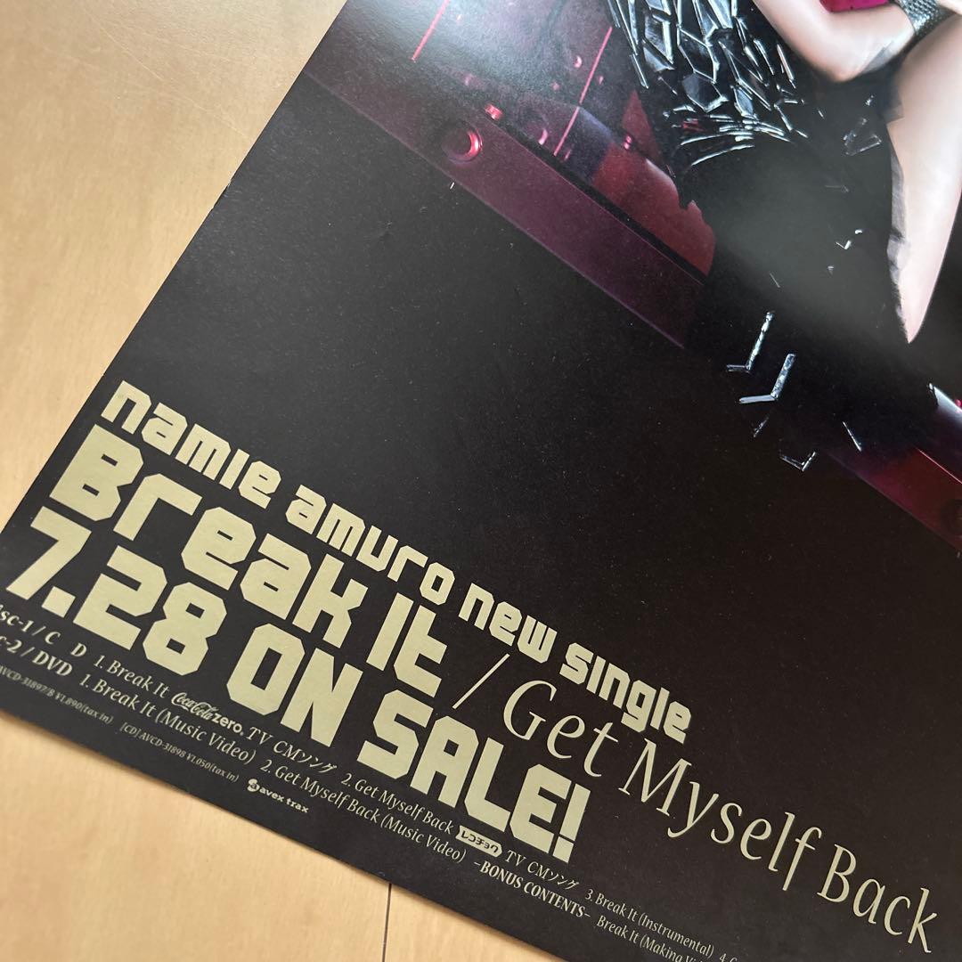 【即購入ok!!】安室奈美恵『Break It』非売品 告知ポスター