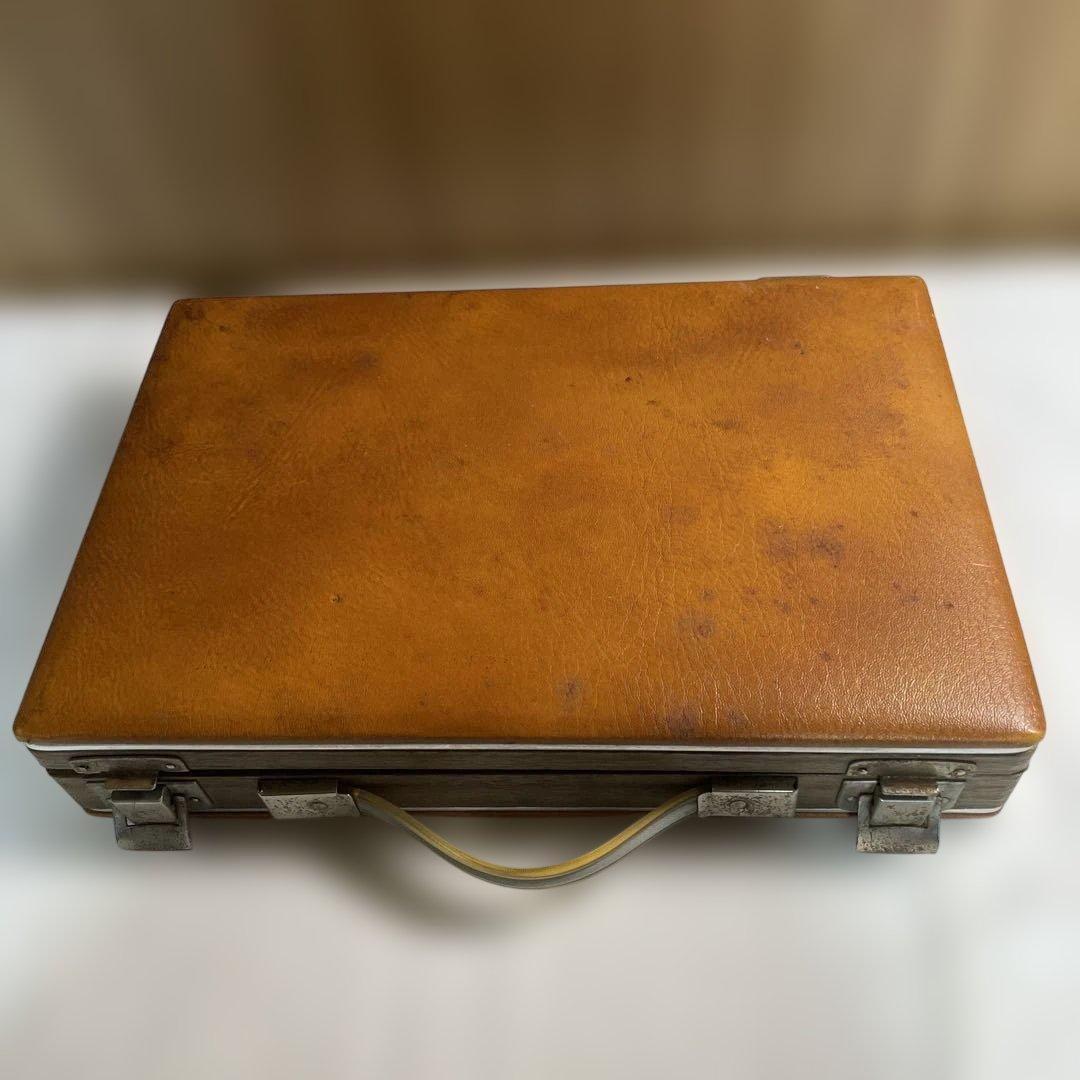 【希少】昭和レトロ 骨牌 竹背 麻雀牌セット 手彫り 手作り 高級品