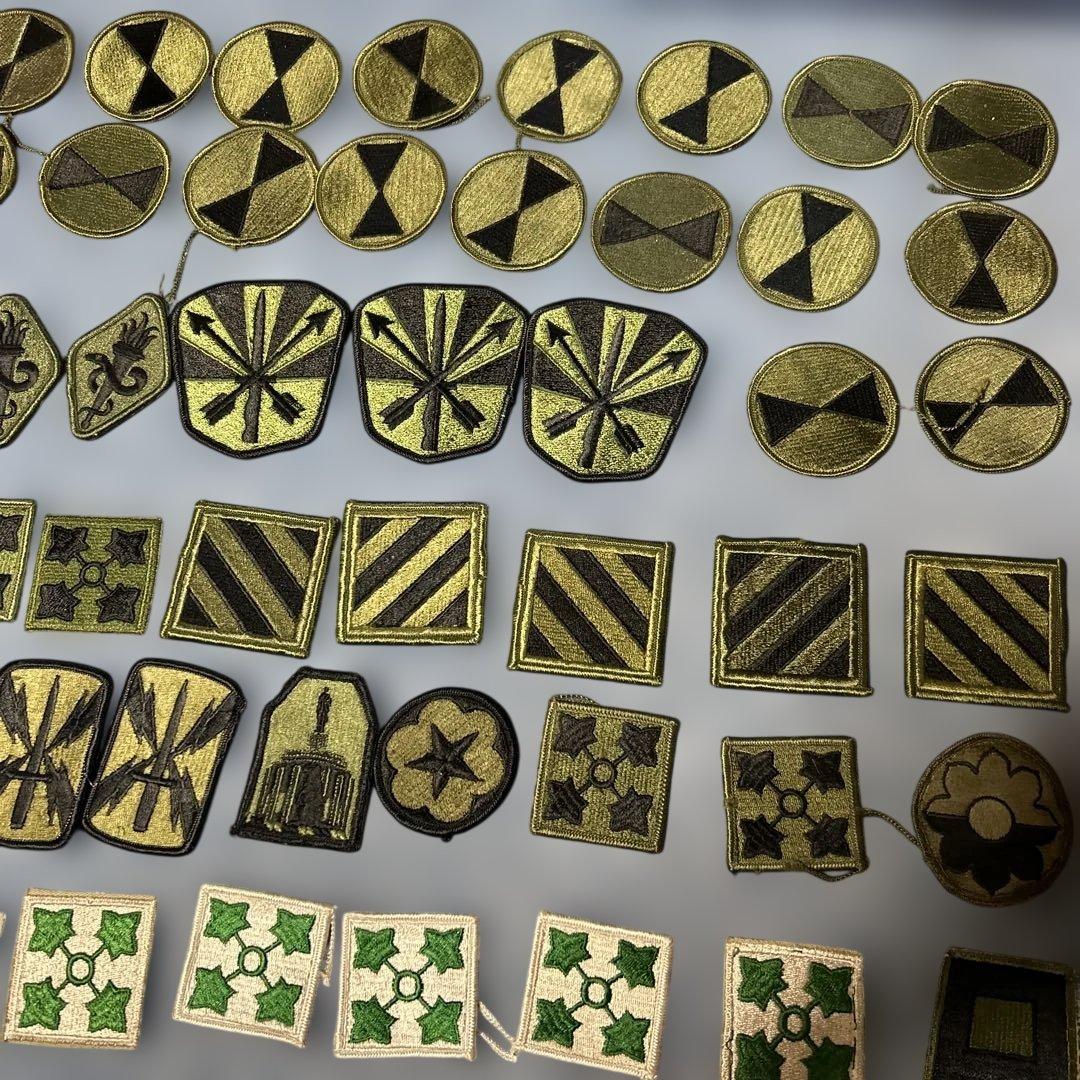 軍用刺繍パッチセット 76枚まとめ売り　ビンテージワッペン　軍物