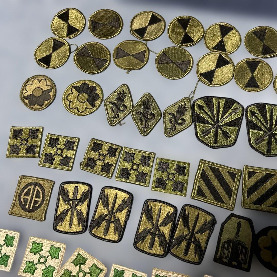 軍用刺繍パッチセット 76枚まとめ売り　ビンテージワッペン　軍物