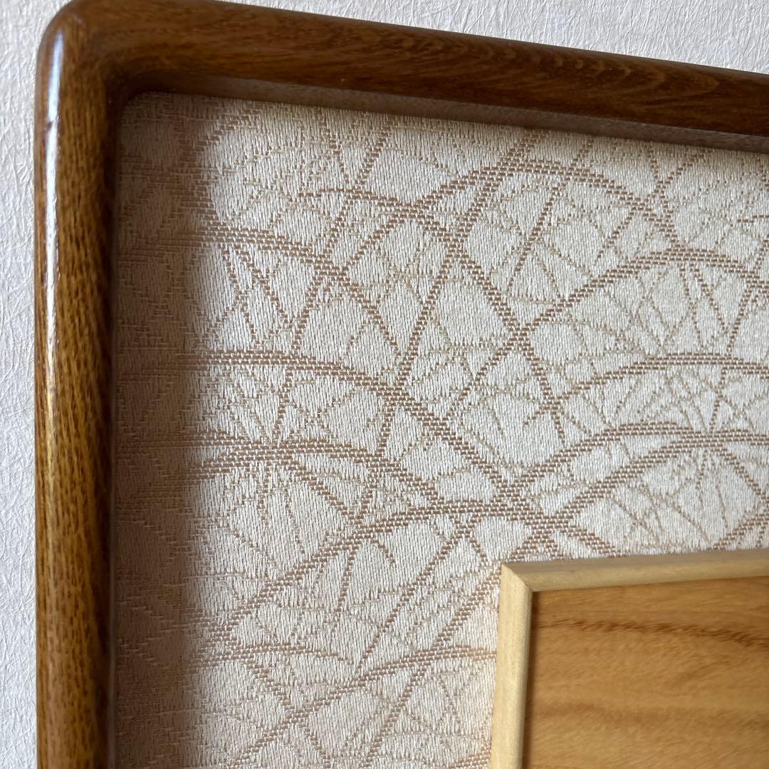 喜多川歌麿　文読む美人　長澤正秀作　寄木　伝統工芸