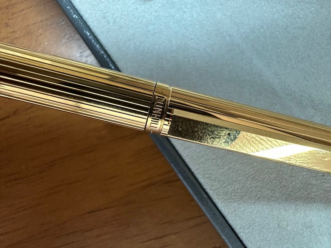 ダンヒル 金張り高級ボールペン　モンブラン製 1980s