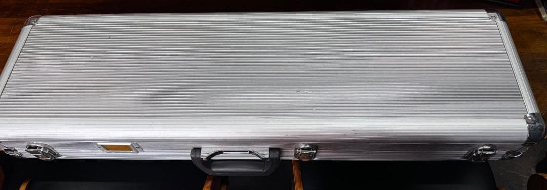 琉球 沖縄 三線 希少本蛇皮張 アルミハードケース 付属品多数