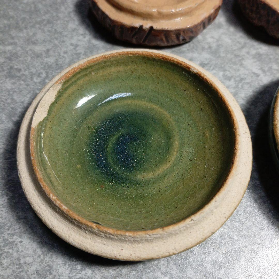 陶器 香合 動物型（鶏） 木箱付まとめて8点