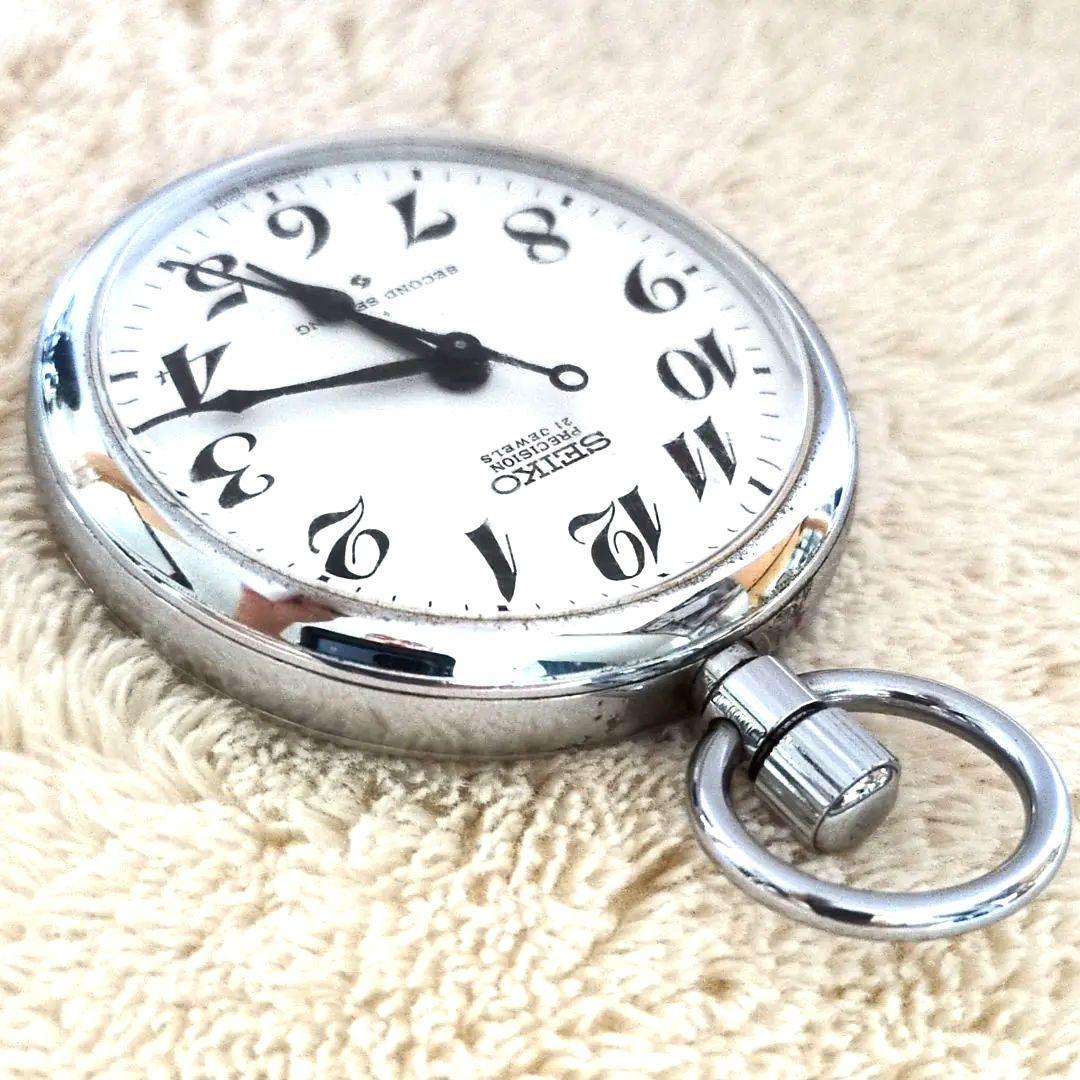 鉄道時計 SEIKO機械式懐中時計 運転士時計 分鉄 大分鉄道管理局 (稼動品)