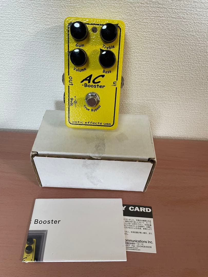 xotic effects AC Booster ギターエフェクター