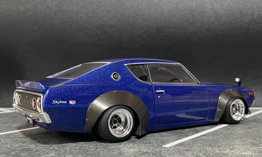1/24 アシェット 国産名車 スカイライン ケンメリ 旧車 改造車 カスタム