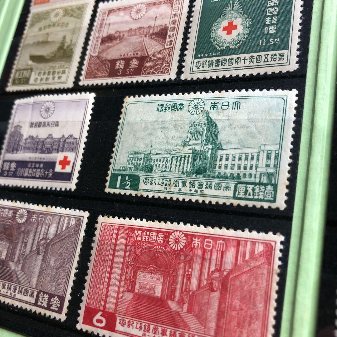 大正〜昭和19年 切手62種！鑑賞冊子入り！プレゼントに！じっくり鑑賞に！
