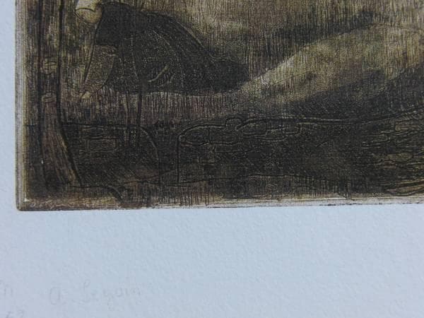 アルマン・セガン、風景、超希少額装用画版,新品額装付 送料無料