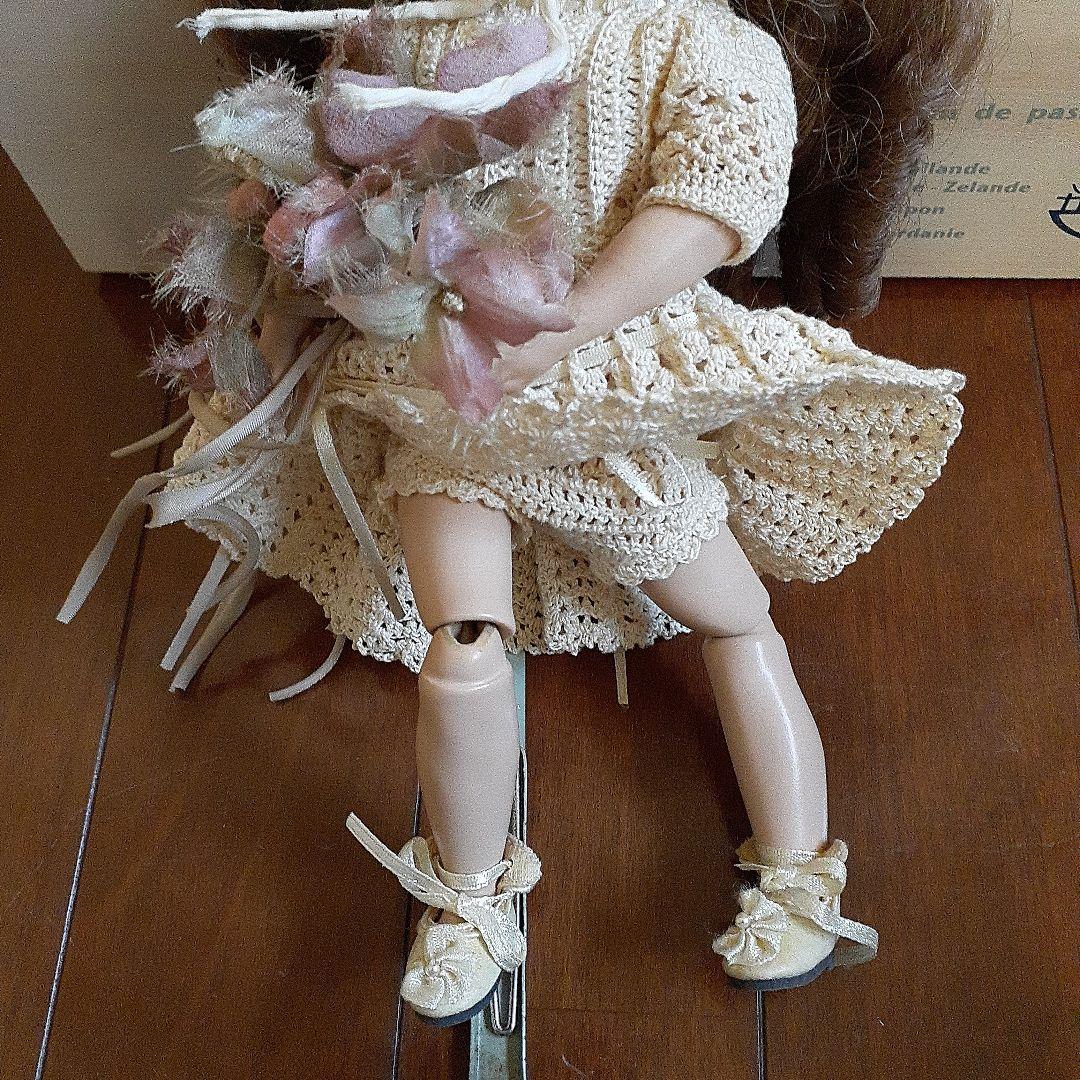 ⭐素敵！アンティークビスクドール、ドールスタンド付き　17