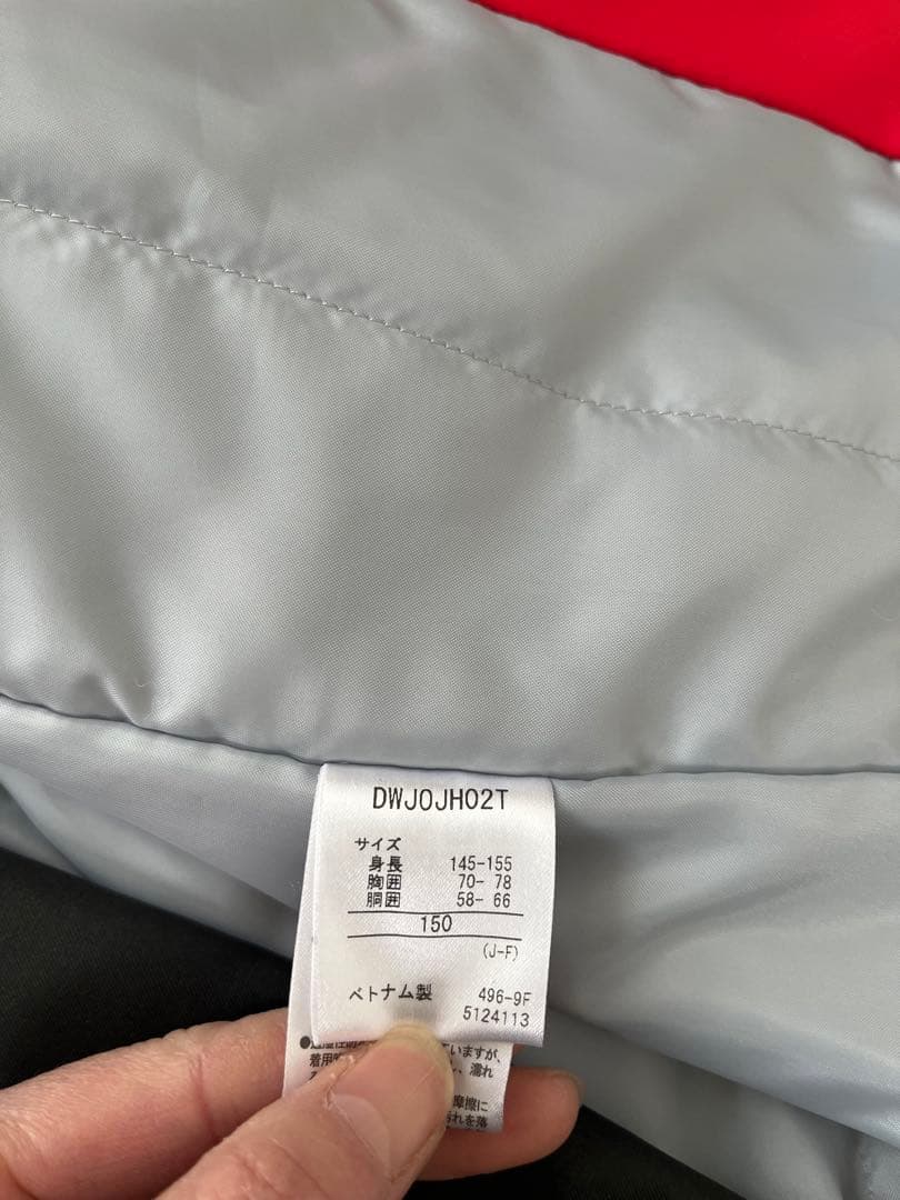 美品　DESCENTE 150センチ スキーウェア 上下セット　キッズ