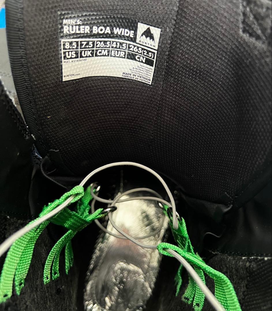 こ*ー様 BURTONブーツ Men's Ruler Boa Wide 23-2