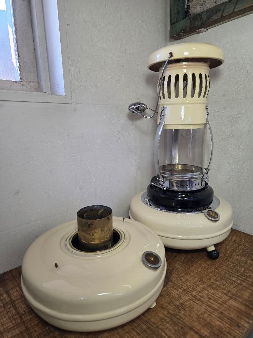 激レア　オリジナルハーラー　部品　真鍮タンク　ビンテージストーブ　キャップ付き