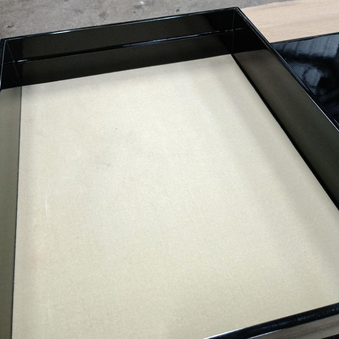 中古漆箱　文箱　菊紋　皇室　記念品　紫綬褒章