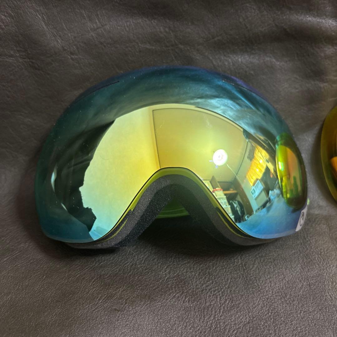DRAGONスキースノーボード用ゴーグル ミラーレンズ仕様　交換用レンズ1枚付属