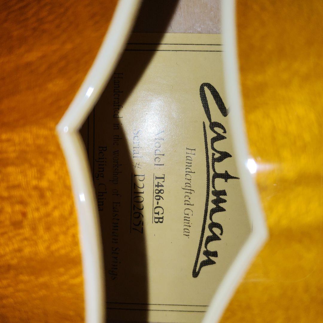 Eastman T486 GOLDBurst セミアコ エレキギター