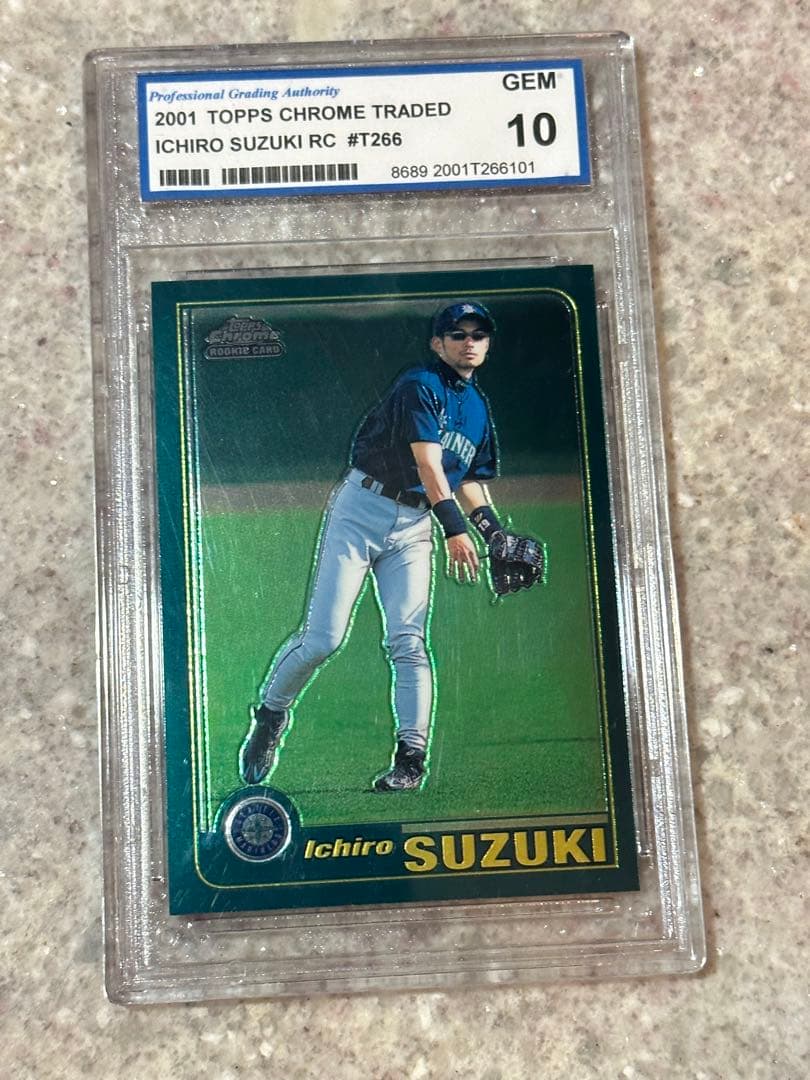【最高品質保証済】2001 TOPPS イチロー(ICHIRO) ルーキーカード