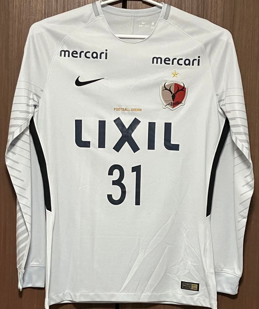 鹿島アントラーズ　NIKE　キーパーユニフォーム　2018　沖選手支給品