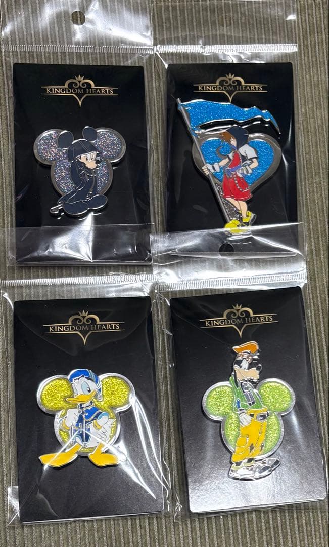 キングダムハーツ ディズニー ロフト ピンズ 4種類セット