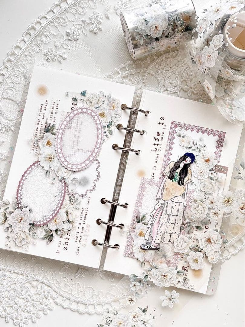 コラージュ素材　紙もの　素材紙　【2485】