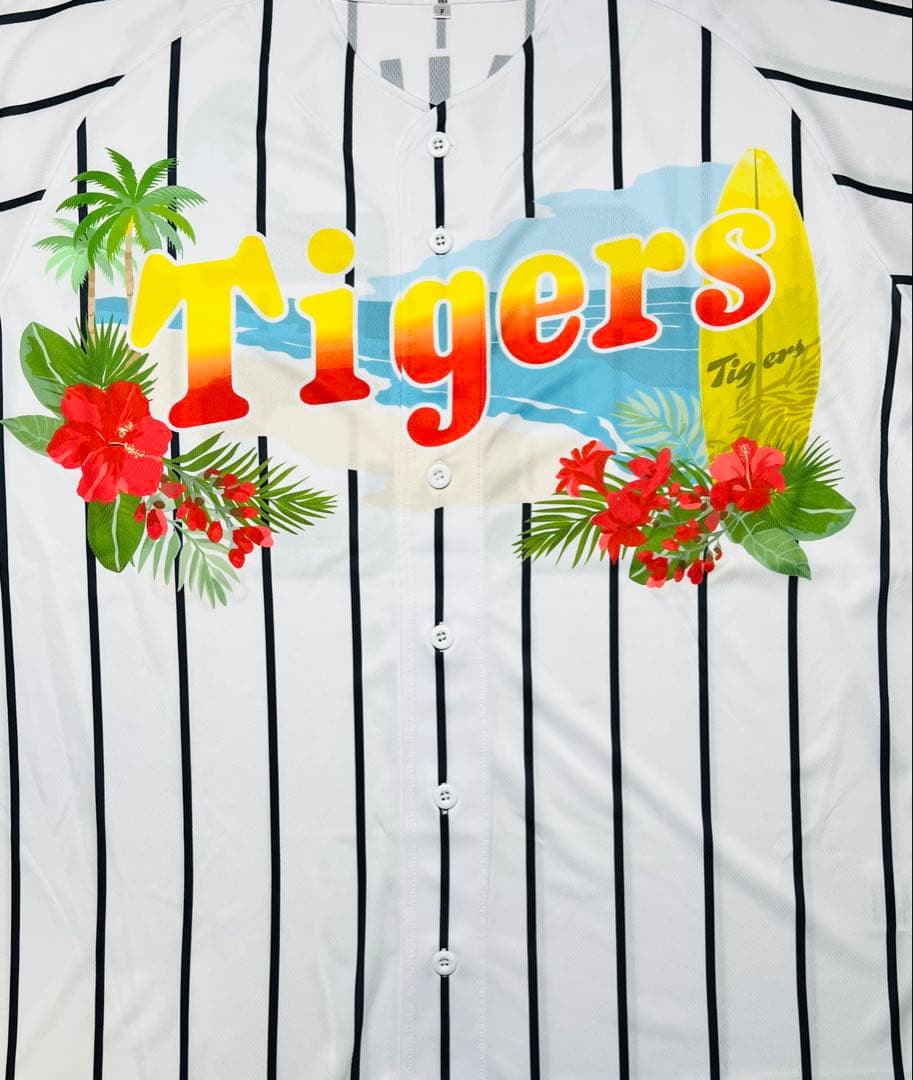 阪神タイガース 才木浩人選手 直筆サイン入り 沖縄キャンプベースボールシャツ