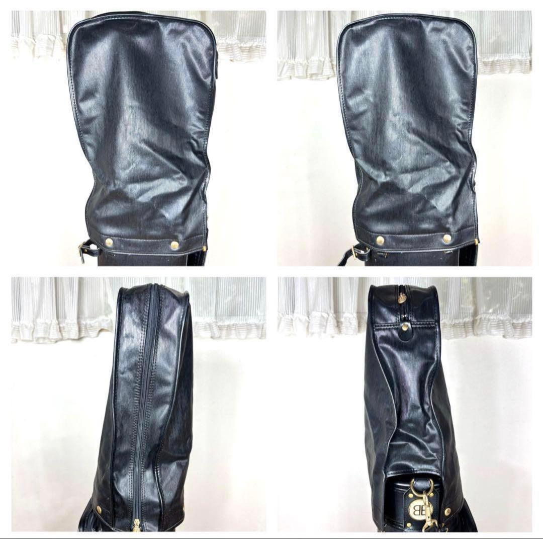 DUNLOP × BALENCIAGA レディース キャディバッグ ブラック