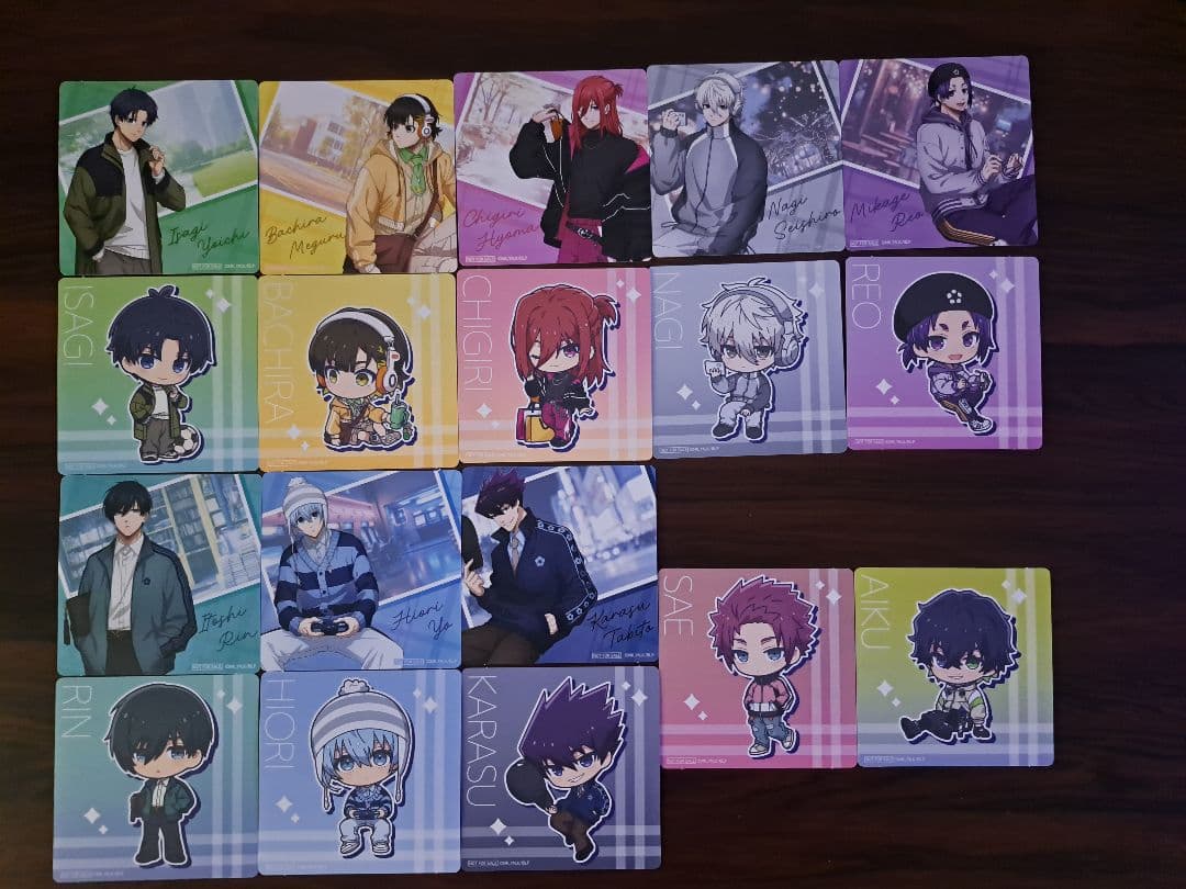 ブルーロック　コースターポストカード