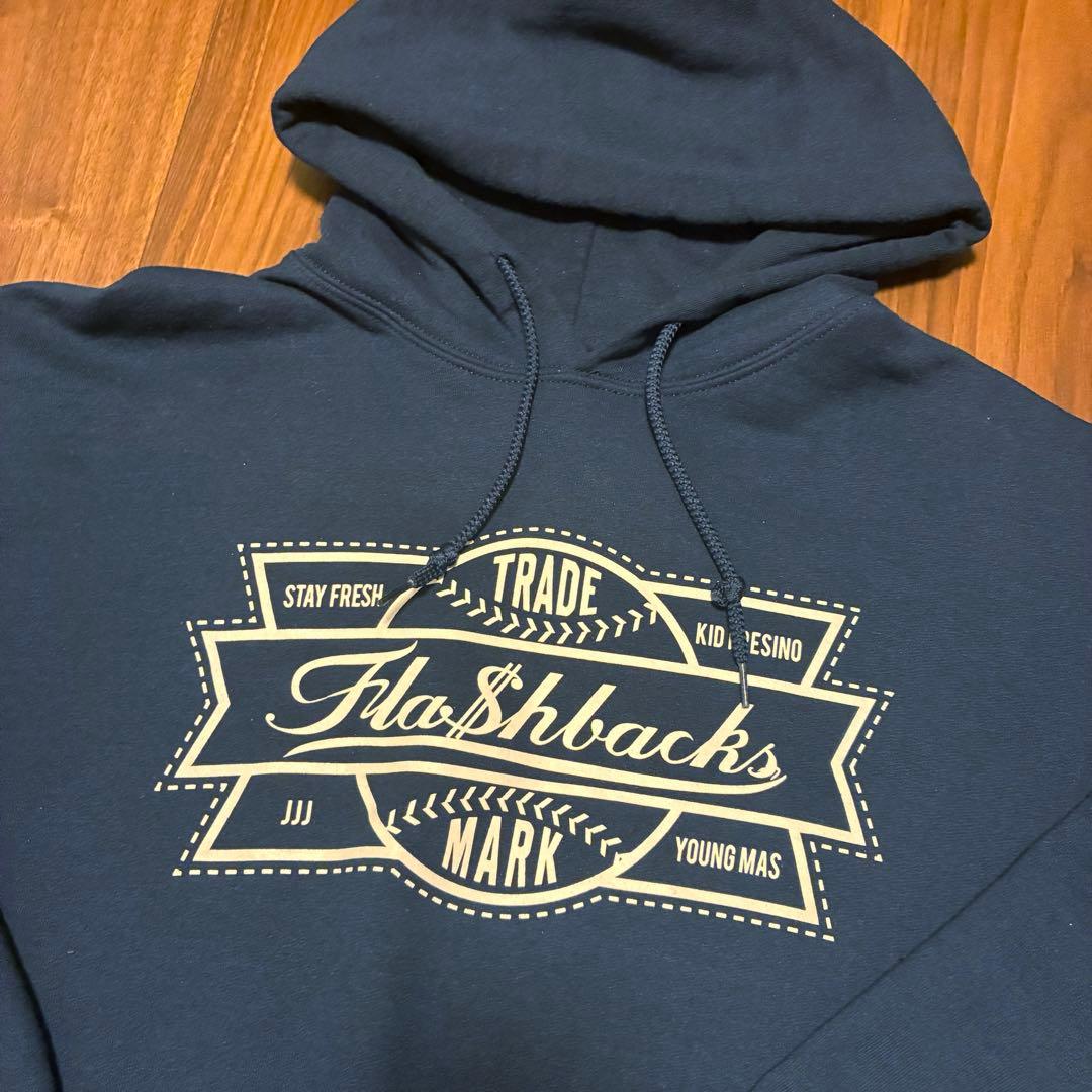 Fla$hbacks フード パーカー スウェット