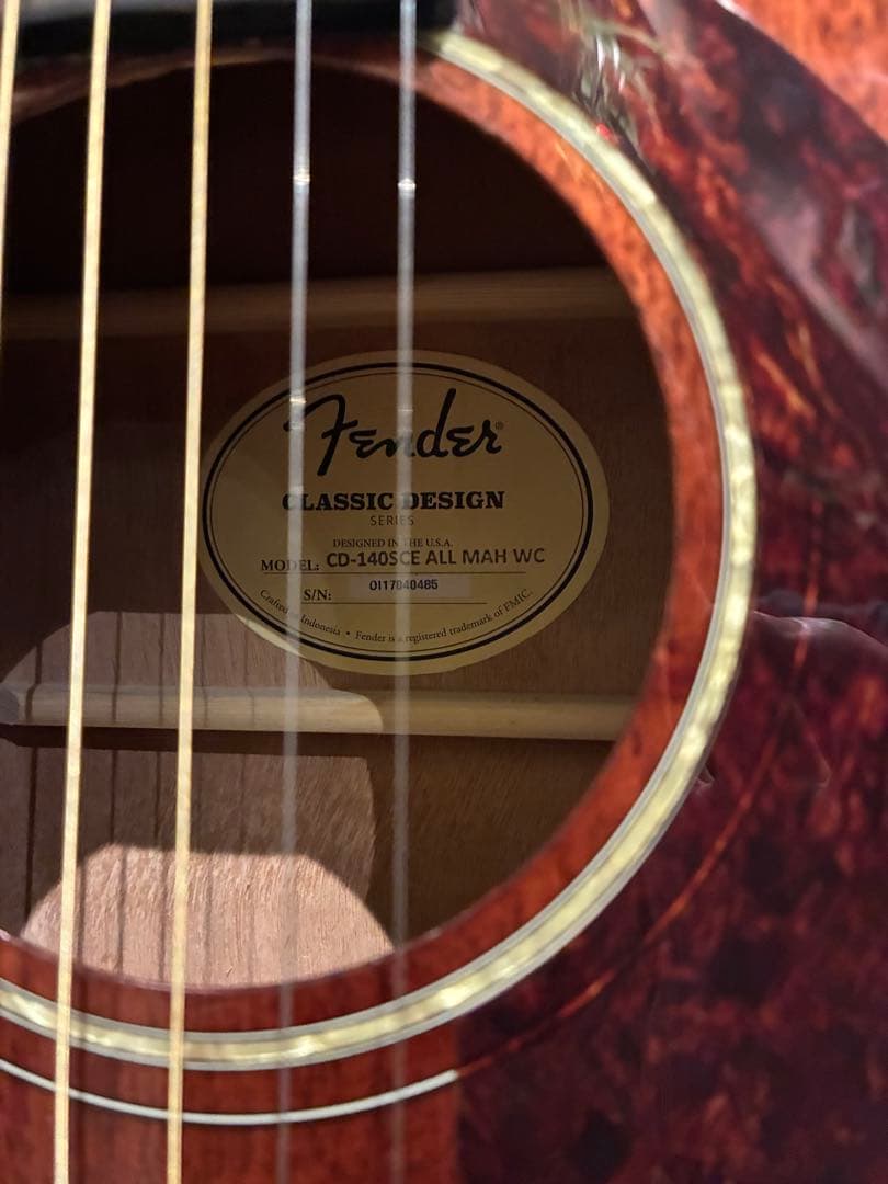 フェンダーエレアコ/ CD-140SCE All-Mahogany