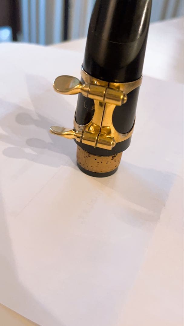 アトリエモモ　リガチャー　B♭クラリネット用　NSタテ　ゴールド　アルトサックス