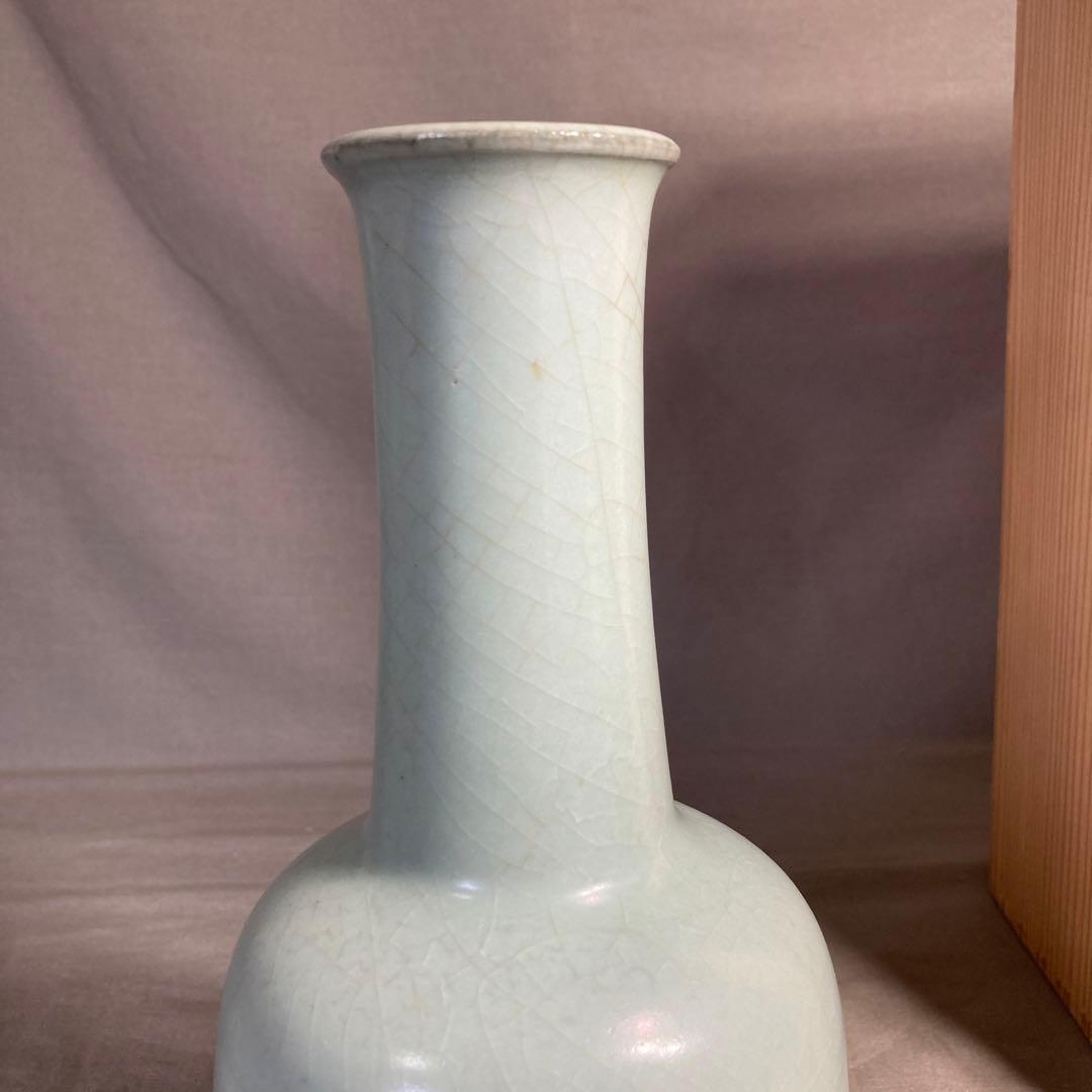 【中島宏】青磁の世界　中島ブルー　日本の名窯　人間国宝　中島宏作　青磁　花入