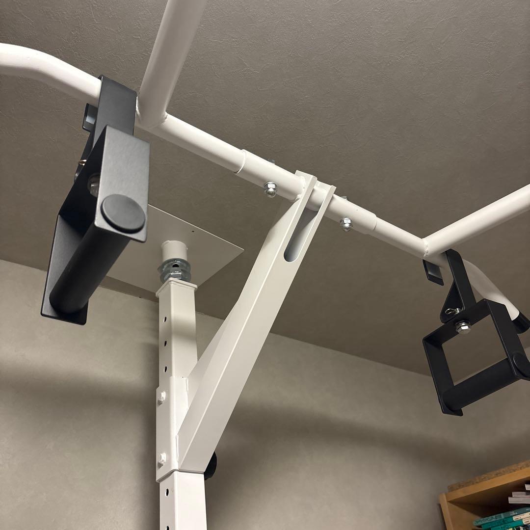 KENSUI kaku model 1 懸垂バー 高さ調整可能 ホワイト