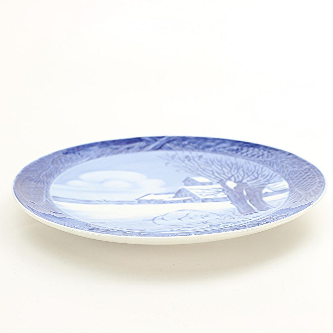 1923年 「教会のある雪景色」 イヤープレート ロイヤルコペンハーゲン