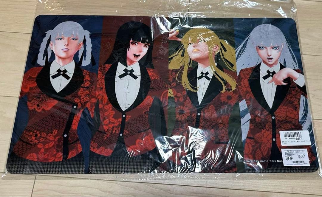 【新品】賭ケグルイ オンラインくじ B賞 マルチデスクマット 4 点セット