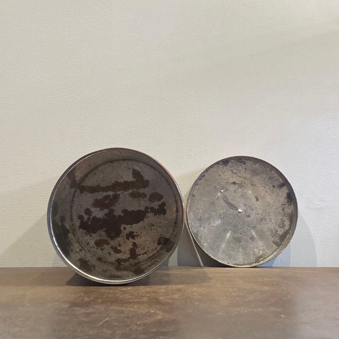 古い缶 二つセット ドイツ アンティーク