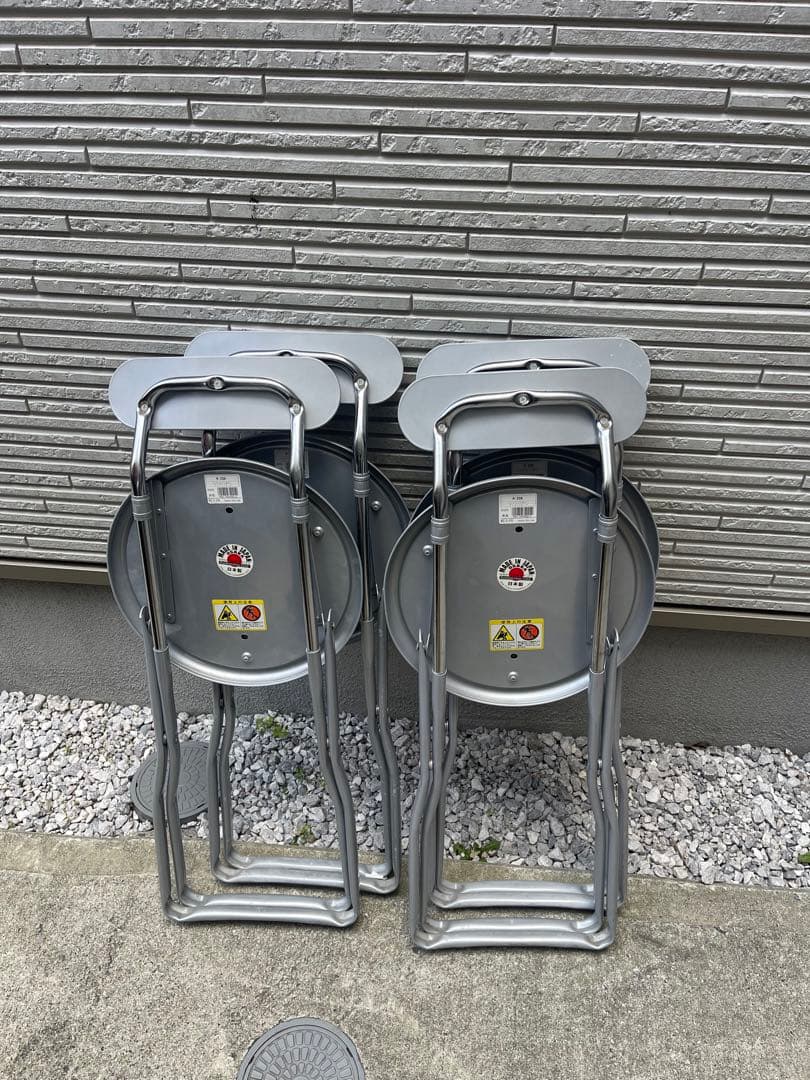 p*4様 キャプテンチェアH-20Aブラック【4脚セット】