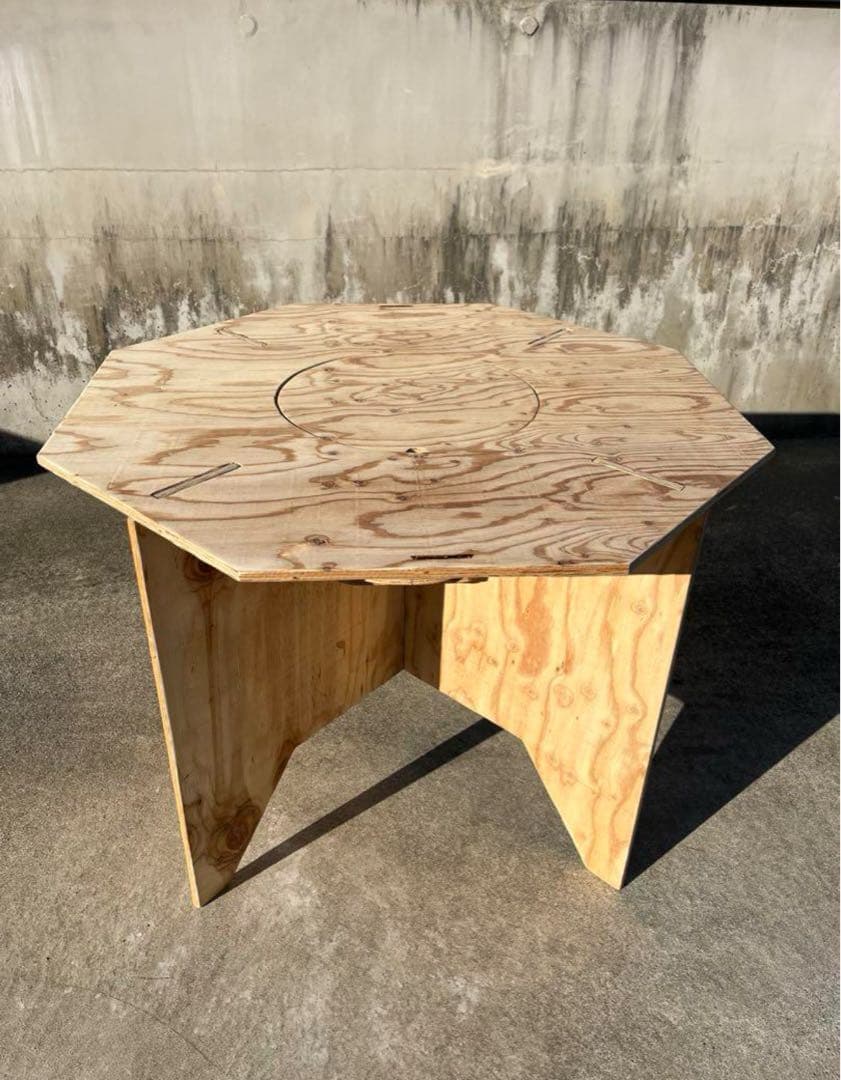 YAMAGOMORY 八卓　　High 七輪テーブル　折り畳み