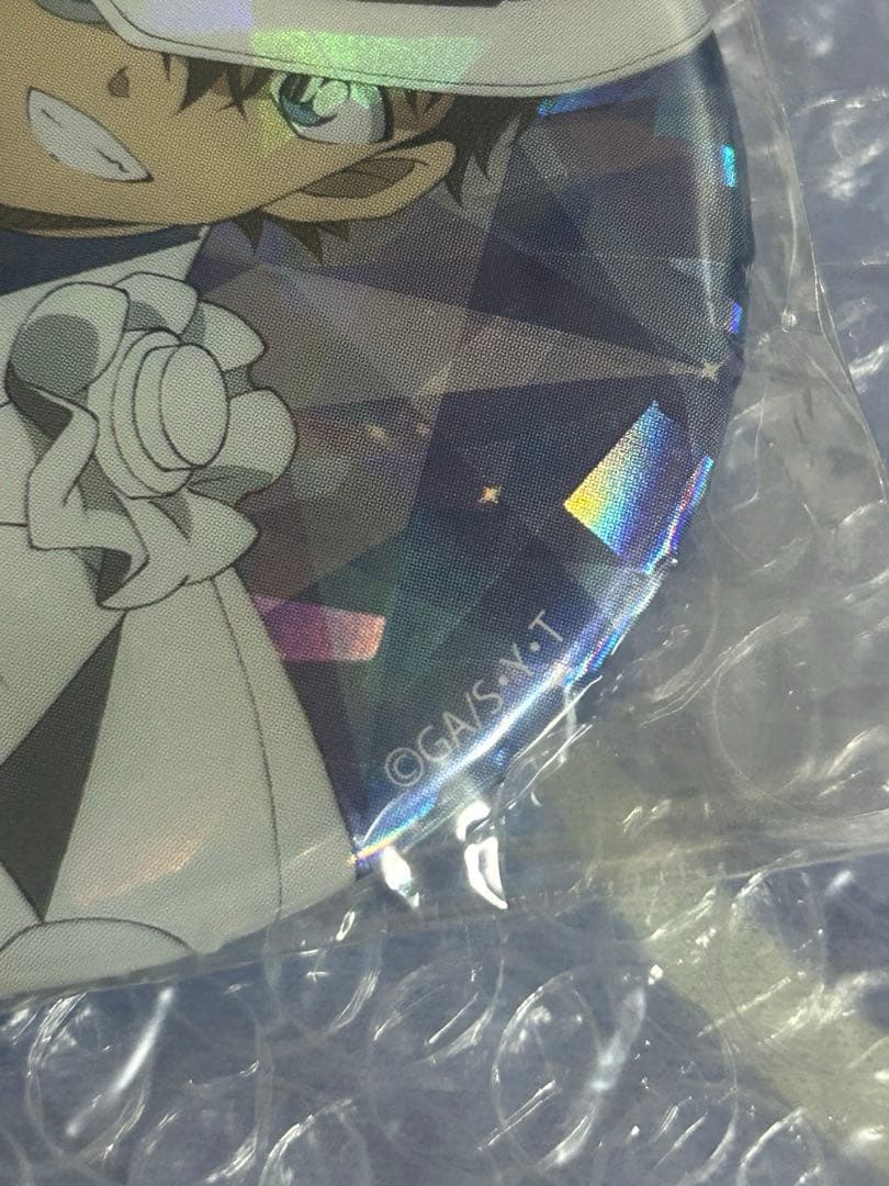 美品 名探偵コナン ホログラム缶バッジ 怪盗キッド (等身) 【AGF2017】