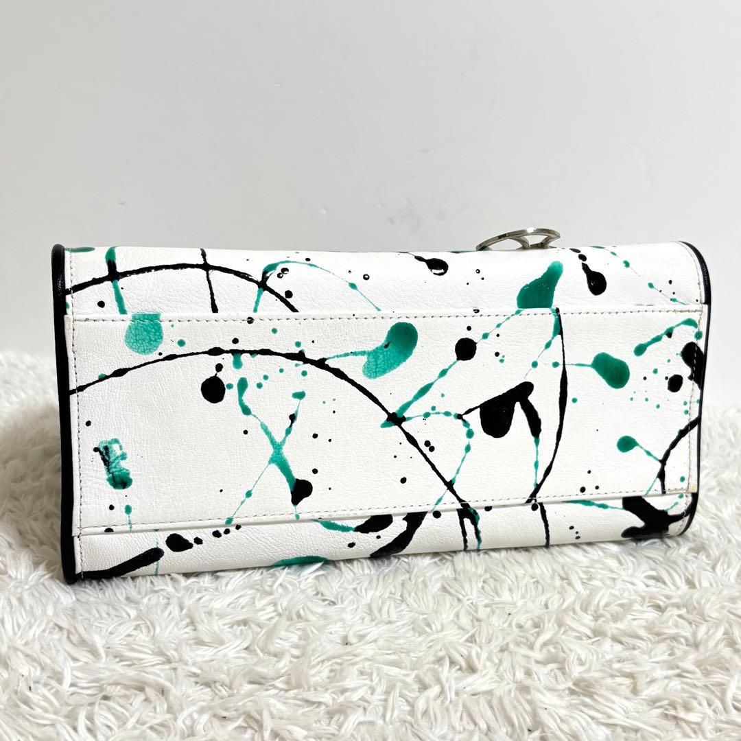 【美品】 HOMMON ゴートピュレバッグ ハンドバッグ ショルダーバッグ