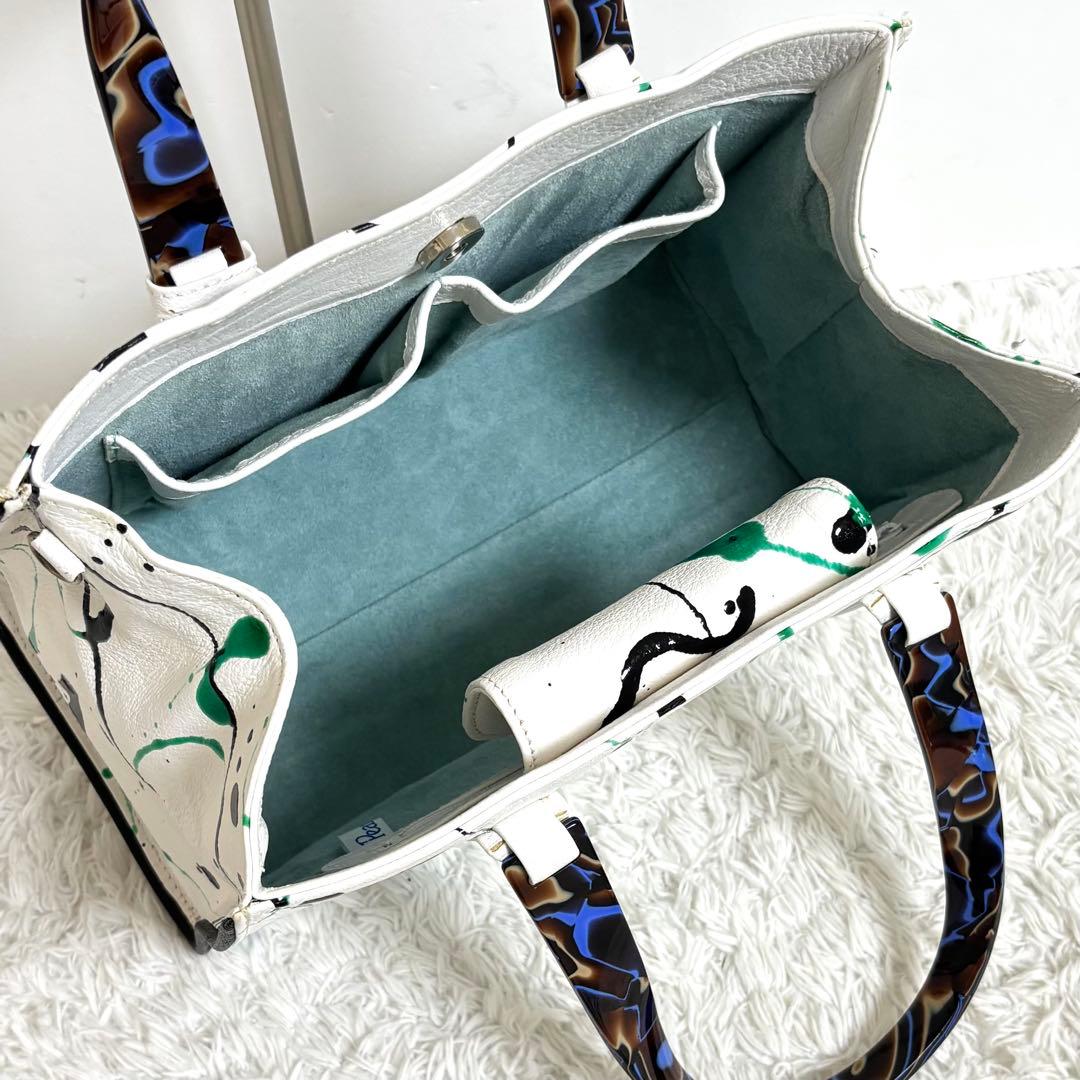 【美品】 HOMMON ゴートピュレバッグ ハンドバッグ ショルダーバッグ