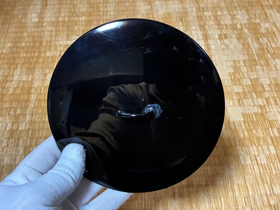 茶道具 紅安南 水指 【黒石窯】印あり 共箱